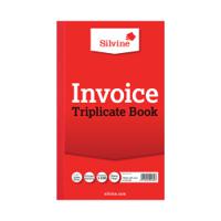 Silvine Duplicate Invoice Book 210x127mm (6 Pack) 611