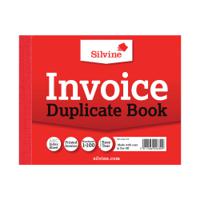 Silvine Duplicate Invoice Book 102x127mm (Pack of 12) 616