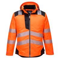 Portwest PW3 Hi Vis Winter Jacket L Orange/Blk