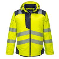 Portwest PW3 Hi Vis Winter Jacket 4XL Yellow/Navy