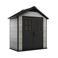 Keter Oakland Shed 7.5x4ft Grey KET254397