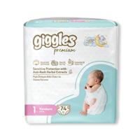 Giggles Newborn Nappies 2-5kg (Pack of 74) 2100