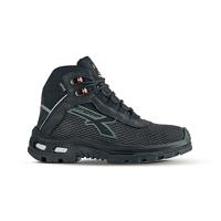 U.Power Domination High Cut Safety S3 Composite Toe Cap Boot 1Pr Black 8 UPRL1E14408