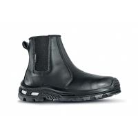 U.Power Grampian Mid Cut Safety S3 Aluminium Toe Cap Leather Upper Boot 1Pr Black 10.5 UPRL1055410.5
