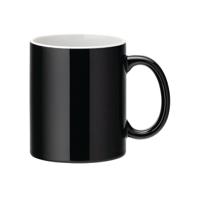 Utopia Pure White Straight Sided Mug 12oz Black (Pack of 12) E90038-00-B01012