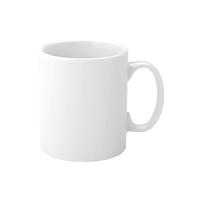 Pure White Economy Straight-Sided Mug 12oz (Pack of 12) E90037-B01012