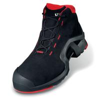 Uvex 1 X-Tended Support S3 Non Metallic Toe Protection Lace Up Boots 1 Pair Black/Red 07