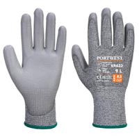 Portwest Vending MR Cut PU Palm Glove L Gry (Pack of 24)