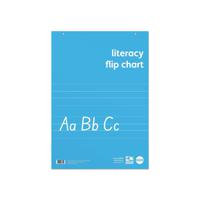 Rhino Education Literacy Flipchart 30 FCLTWB A1 (Pack of 5) RELFC-8