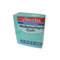 Vileda Medium Weight Cloth Green (10 Pack) 106401