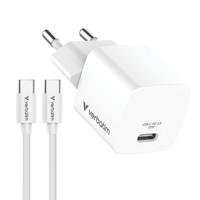 Verbatim Mini USB-C Charger 20W EU Plug with Cable 32396