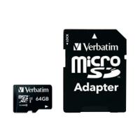 Verbatim Pro Micro SDXC Memory Card Class 10 UHS-I U3 64GB 47042