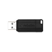 Verbatim 64GB Black Pinstripe USB Drive 49065