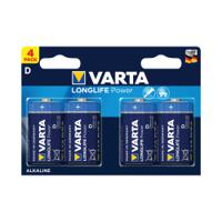 Varta Longlife Power D Battery (4 Pack) 04920121414