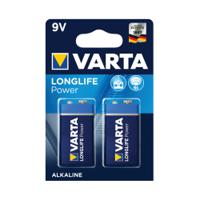 Varta Longlife Power 9V Battery (2 Pack) 04922121412