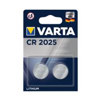 Varta CR2025 Lithium Coin Cell Battery (2 Pack) 06025101402