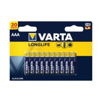 Varta Longlife AAA Battery (20 Pack) 04103101420