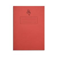 Morrells Handwriting Exercise Book Wide Line A4 Red Pack of 50 MHWLR-8