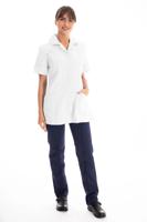 Work Style Womens Nursing Tunic White/White 30 DVDTRWHT/WHT30