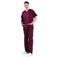 Unisex Smart Scrub Trouser Maroon M 434TR/MARO/M