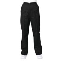 Work in Style ANNE Female Healthcare Trouser Black Size 38 in ANNE/BLAC/38