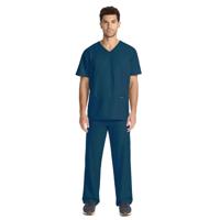 Cherokee Originals V-Neck Scrub Top Carib Blue M CKE00014A/CARI/M