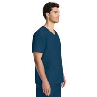 Cherokee Originals V-Neck Scrub Top Carib Blue S CKE00014A/CARI/S
