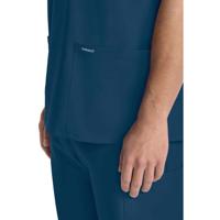Cherokee Originals V-Neck Scrub Top Carib Blue 2XS CKE00014ACARIXXS