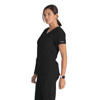 Skechers Breeze Women's Scrub Top Black S SK101/BLAC/S