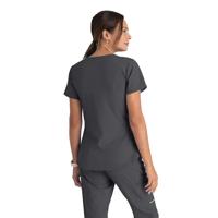 Skechers Breeze Women's Scrub Top Pewter XL SK101/PEWT/XL