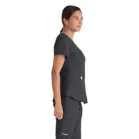 Skechers Breeze Women's Scrub Top Pewter XL SK101/PEWT/XL