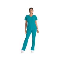Skechers SK101 Breeze Female Scrub Top Teal Size XXS SK101/TEAL/XXS