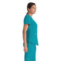Skechers Breeze Women's Scrub Top Teal S SK101/TEAL/S