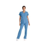 Skechers SK101 Breeze Female Scrub Top Ceil Size 3XL SK101/CEIL/3XL