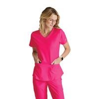 Skechers SK101 Breeze Female Scrub Top Vibrance Pink Size 5XL SK101/VIPK/5XL