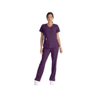 Skechers SK101 Breeze Female Scrub Top Grape Size 4XL SK101/GRAP/4XL
