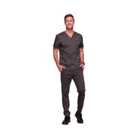 Cherokee Revolution WW670 V Neck Scrub Top Pewter Size S CHWW670/PEWT/S