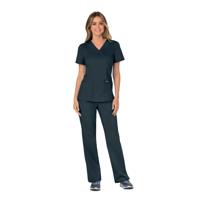 Cherokee WW610 Revolution Mock Wrap Top Pewter 2XL CHWW610/PEWT/2XL