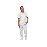 Cherokee Revolution WW670 V Neck Scrub Top White Size M CHWW670/WHIT/M
