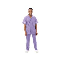 Work in Style PHILZ Male Healthcare Tunic Lilac with White Trim Size 34 inch PHILZLILAWHIT34