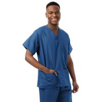 334LW Unisex Lightweight Scrub Top Cornflower Size XL 334LW/CORN/XL