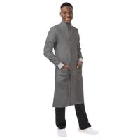 Work in Style Howie Laboratory Coat Tall Silver 40 EEHWCT/SILV/40