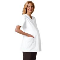 Work in Style 1782 Maternity Scrub Top White Size 3XL 1782/WHIT/3XL