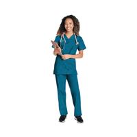Cherokee WW530C Unisex Scrub Set Top and Trouser Caribbean Blue Size L WW530C/CARI/L