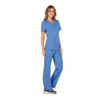 Cherokee Revolution Mock Wrap Top Ceil Blue 3XL CHWW610/CEIL/3XL