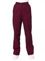 Work in Style Anne Trousers Ultra-tall Maroon 60 ANNEU/MARO/60