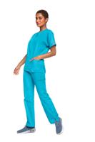 Cherokee Unisex Scrub Top Turquoise 2XS CH4700/TURQ/XXS