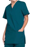 Cherokee Professional V-Neck Scrub Top: Comfortable Medical Workwear for Healthcare Professionals Ca