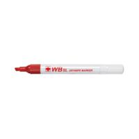 Red Whiteboard Markers Chisel Tip (Pack of 10) WX26037