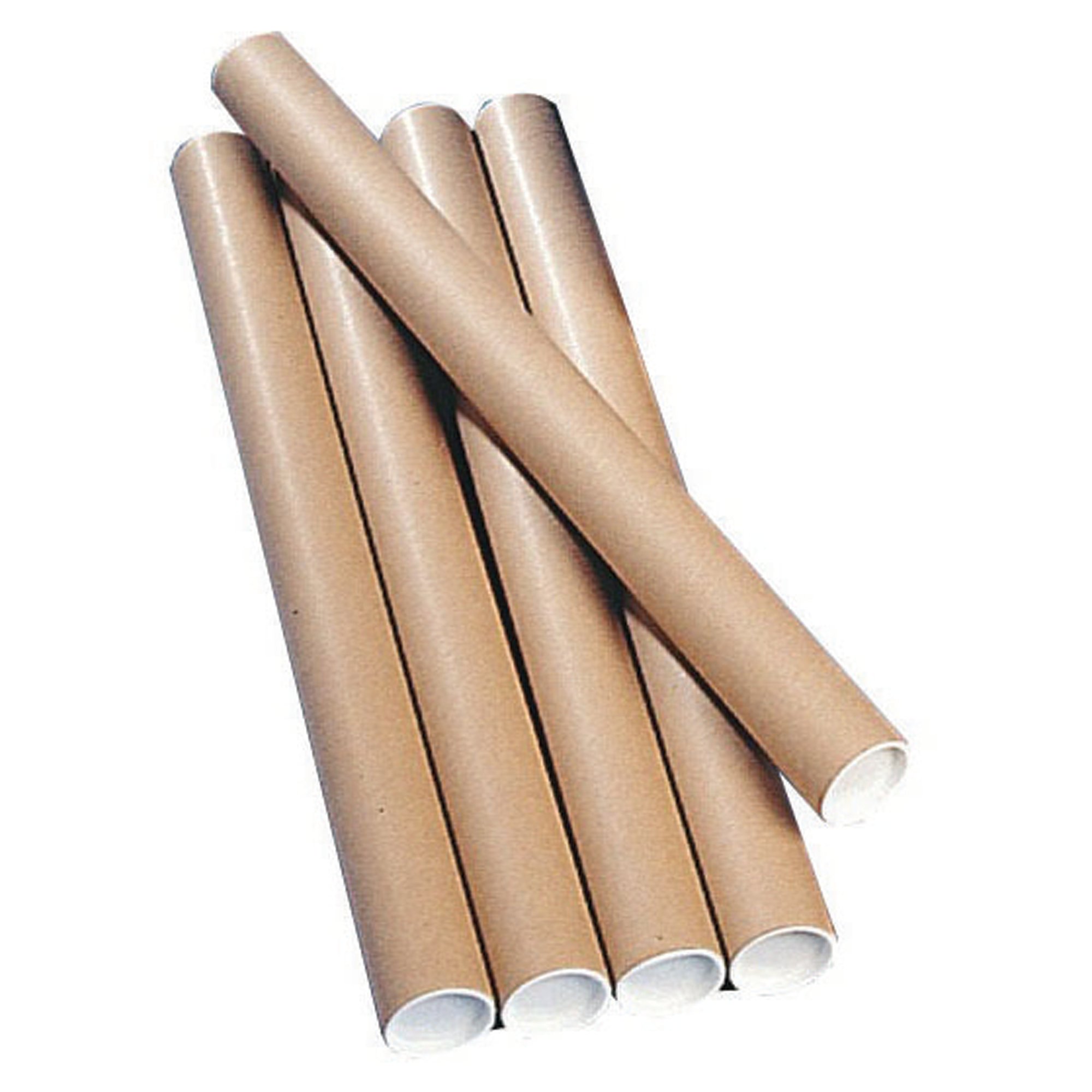 Postal Tube 450x50x1.5mm Brown Kraft Pack of 25 13206